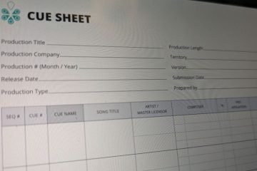 music cue sheets feature metadata for the first time